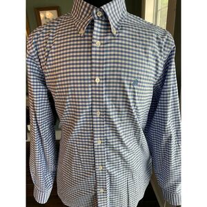 Brooks Brothers The Original Polo Long Sleeve Button Down Sz.L Blue/white